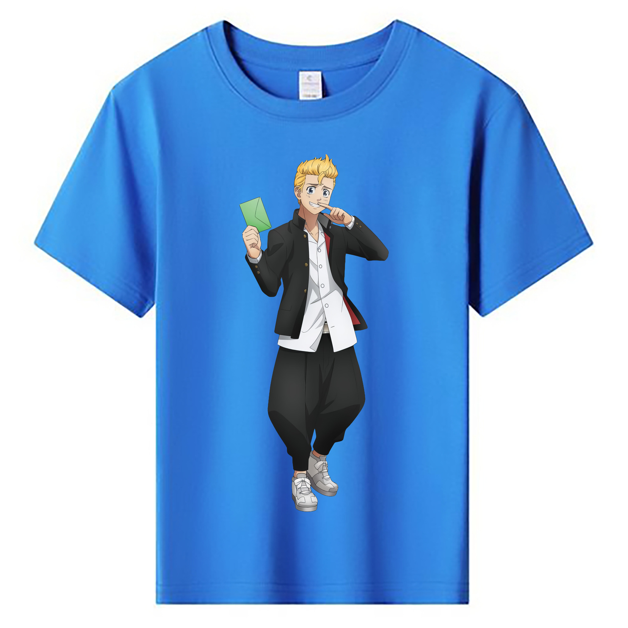 （画像用） 東京リベンジャーズ Tokyo Revengers 綿100％キッズTシャツ（フロントプリント）